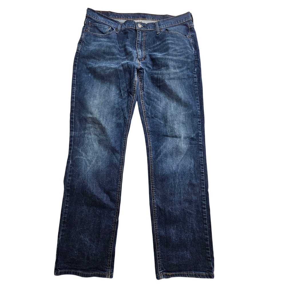 Levi's 541 Athletic Taper Mens 38x34 Blue Dark Wash Denim Jeans